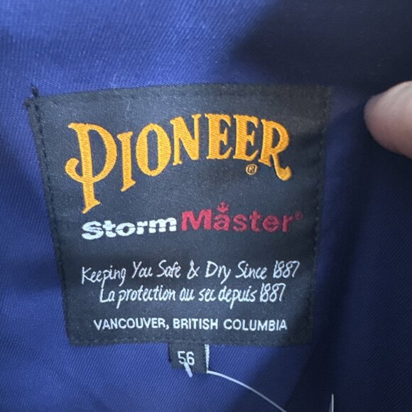 NWT Pioneer Storm Master Navy Blue Work Coveralls Size 56 Canada - Picture 2 of 7